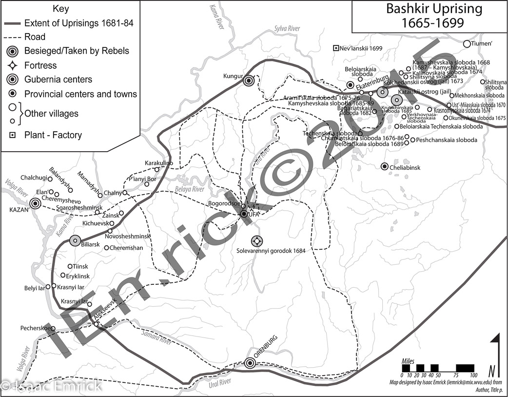 Bashkir Uprising: 1665-1699
