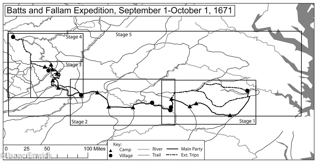 Batt and Fallam Expedition, 1671