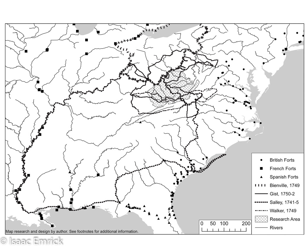 European Exploration, 1740-1750